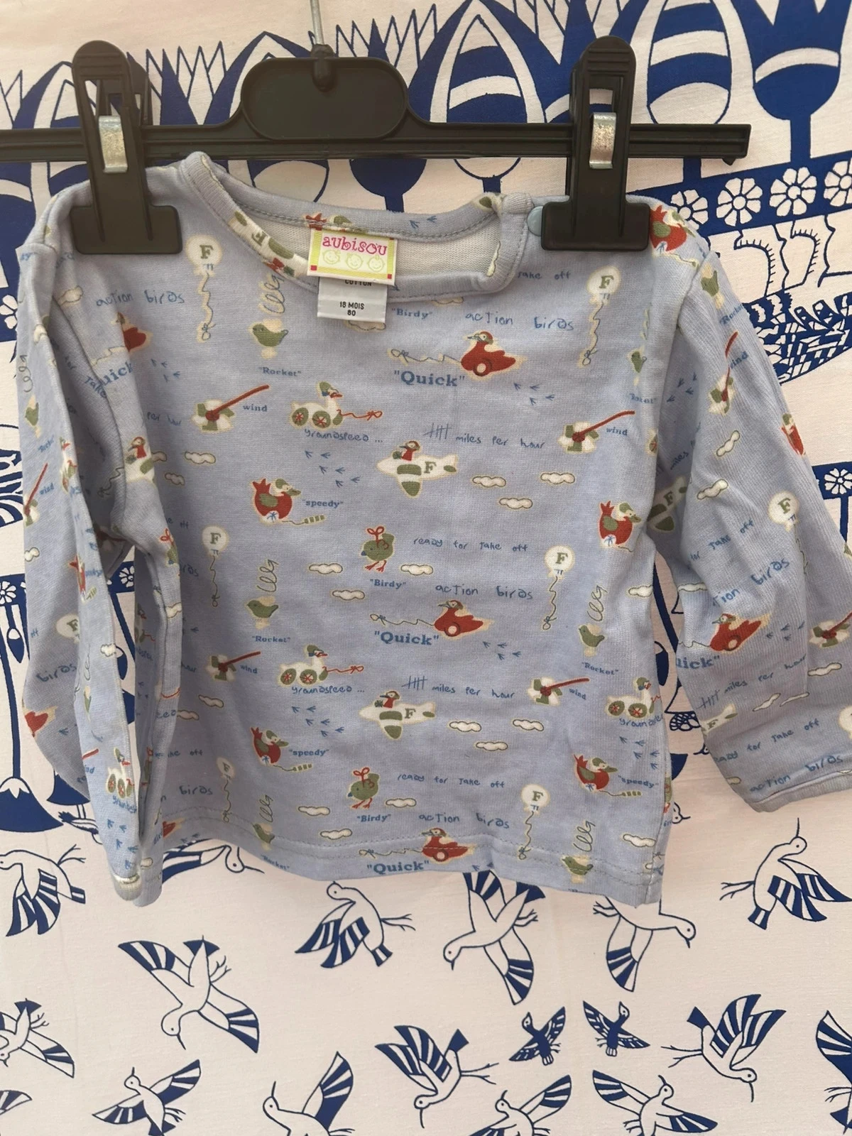 18-month set Aubisou girl blue good condition – photo 5
